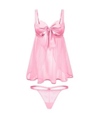Women's Bessima Babydoll & G-String Set Lingerie