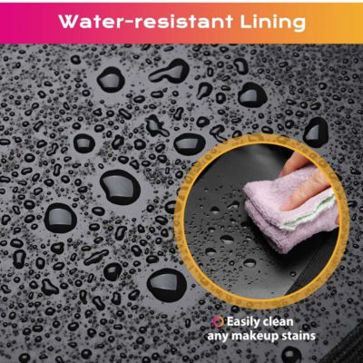 Rolling Makeup Train Case w/ Backpack Travel Barber Cosmetic Pink