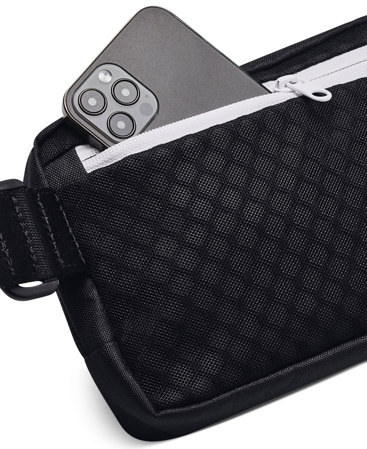 Under Armour Men's Logo Crossbody Bag In Black,black,white