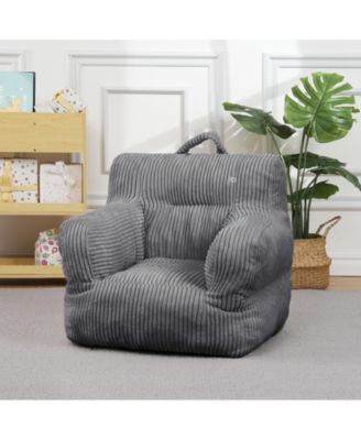 Kids Bean Bag Chair, Comfy Toddler Sofa, Soft Corduroy Lazy Chair for Boys and Girls, for Gaming, Reading, and Napping