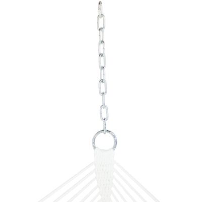 Two-Person Quilted Fabric Hammock with Spreader Bars - 450 lb Weight Capacity