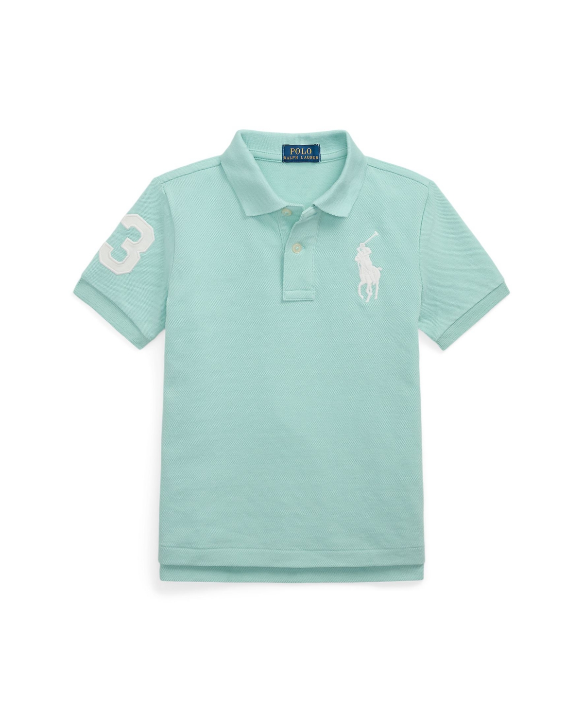 Polo Ralph Lauren Toddler And Little Boys Big Pony Cotton Mesh Polo Shirt In Parakeet
