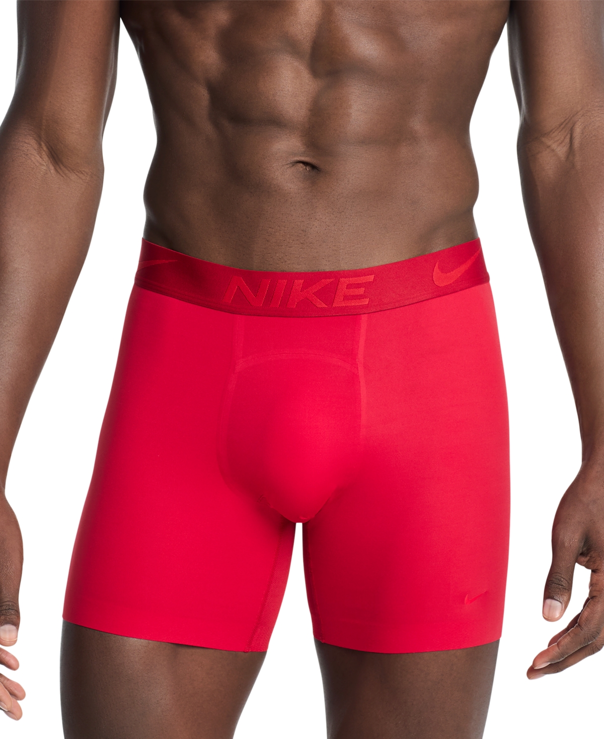Nike Elite Micro Boxer Briefs In Gym Red