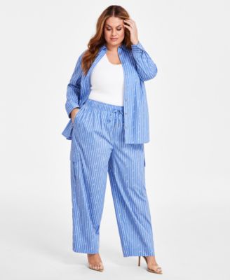 Nina Parker - Plus Size Affirmation Boxer Cargo Pants