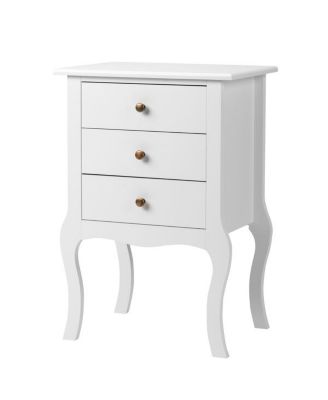 Elegant Bedside Table for Bedroom Storage and Nightstand Organization