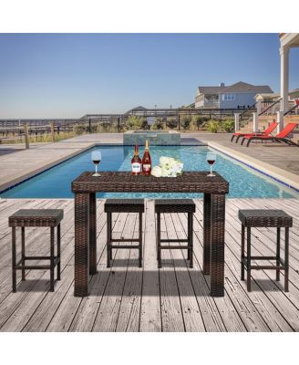 Bar Stool Chair Set of 4 for Stylish and Comfortable Dining or Entertaining