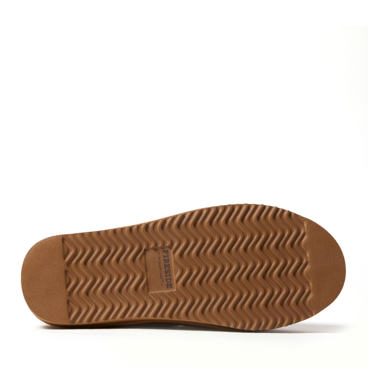Мужские сабо Dearfoams Fireside by Grafton Quilted Genuine Shearling Clog Slipper, цвет: Каштановый — фото 5