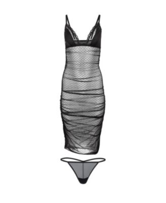 Women's Marietta Bodycon Slip & G-String Set Lingerie