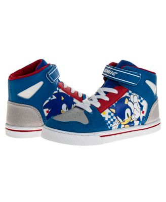 Little and Big Boys Hook and Loop High Top Canvas Sneakers