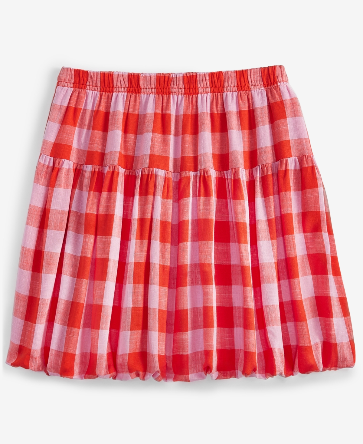 Shop Epic Threads Girls Gingham Bubble Skirt, Exclusively At Macy's In Mandarin R