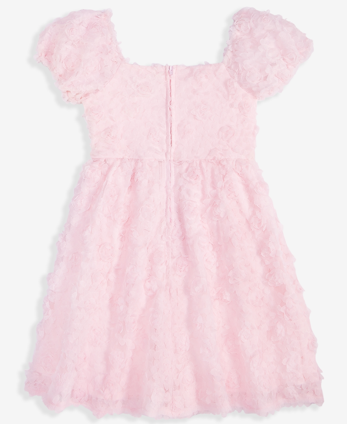 Rare Editions Toddler And Little Girls Micro Soutache Social Dress In Pink