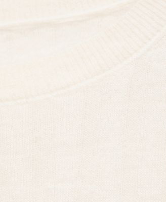 Women's Ribbed Round Neck Sweater