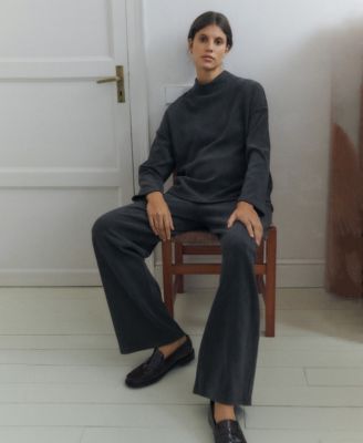 Women's Corduroy Perkins Neck Sweatshirt