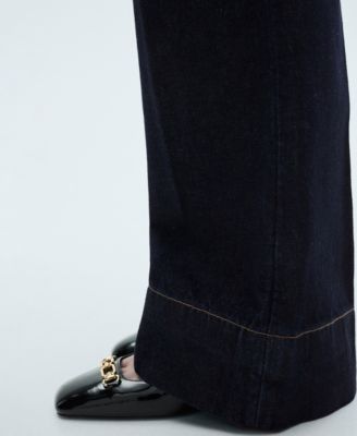 Women's Wide Leg Mid-Rise Jeans