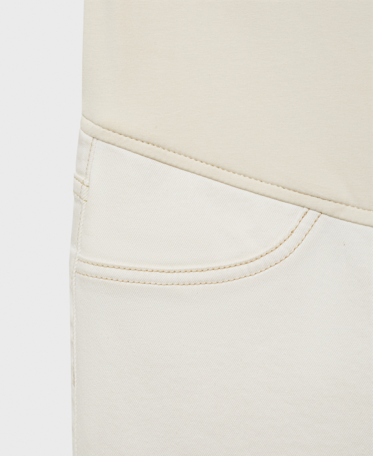Shop Mango Women's Maternity Flared Jeans In Off White