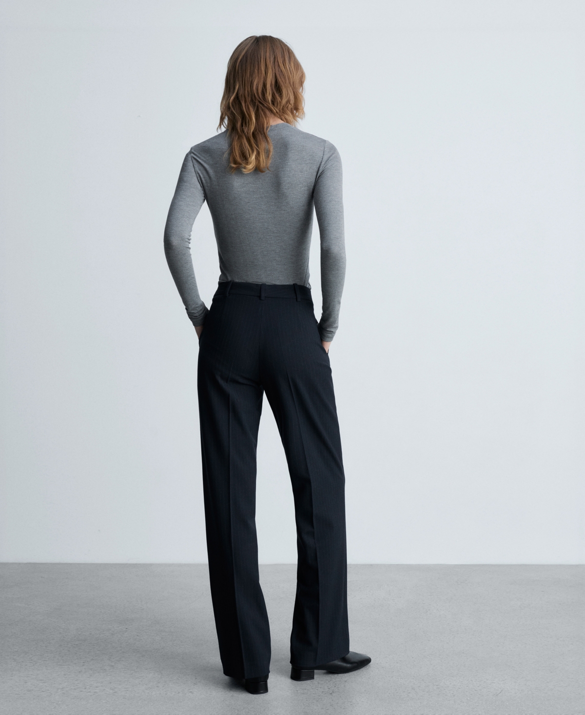 Mango Women's Pinstripe Suit Pants