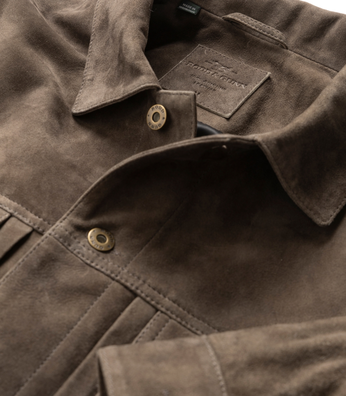 Rodd & Gunn Little River Trucker Jacket In Brown