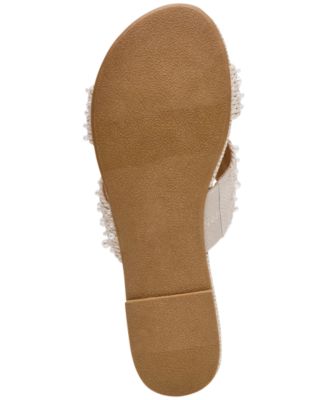 Women's Geeya Pearl Embellished Crisscross Slide Sandals