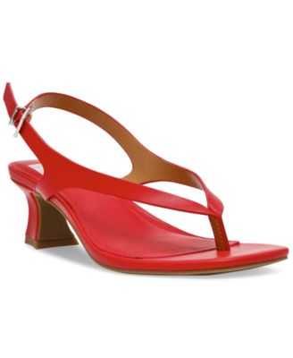 DV Dolce Vita - Women's Birdie Ankle-Strap Thong Heeled Dress Sandals