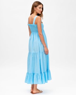 Maternity Smock Tiered Maxi Dress Holly