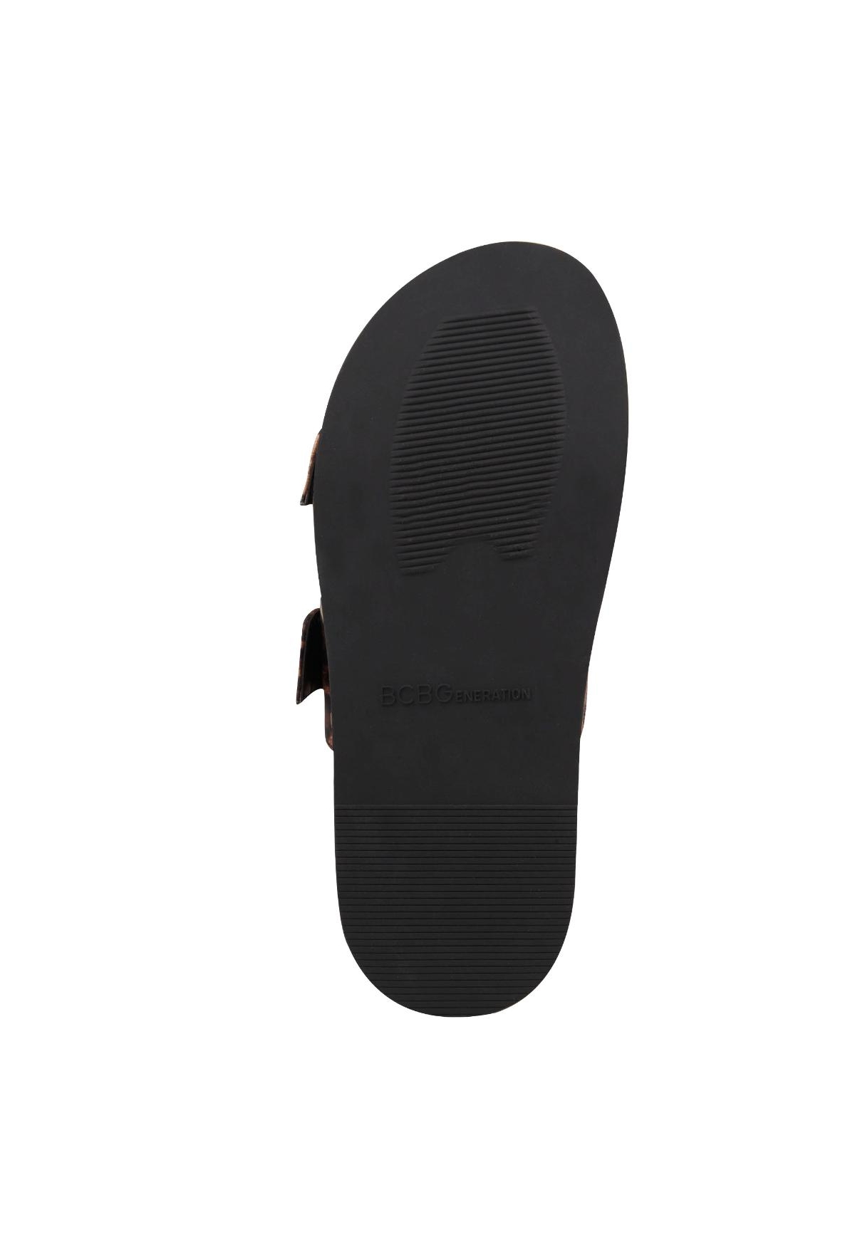 BCBGENERATION WOMEN'S BAMBA FOOTBED SLIP-ON SANDALS 