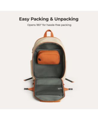 Soar 25L 180° Open Clamshell Travel Backpack Set GREY