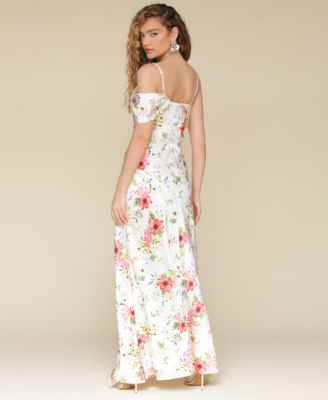 Women's Floral-Print Single-Sleeve Dress