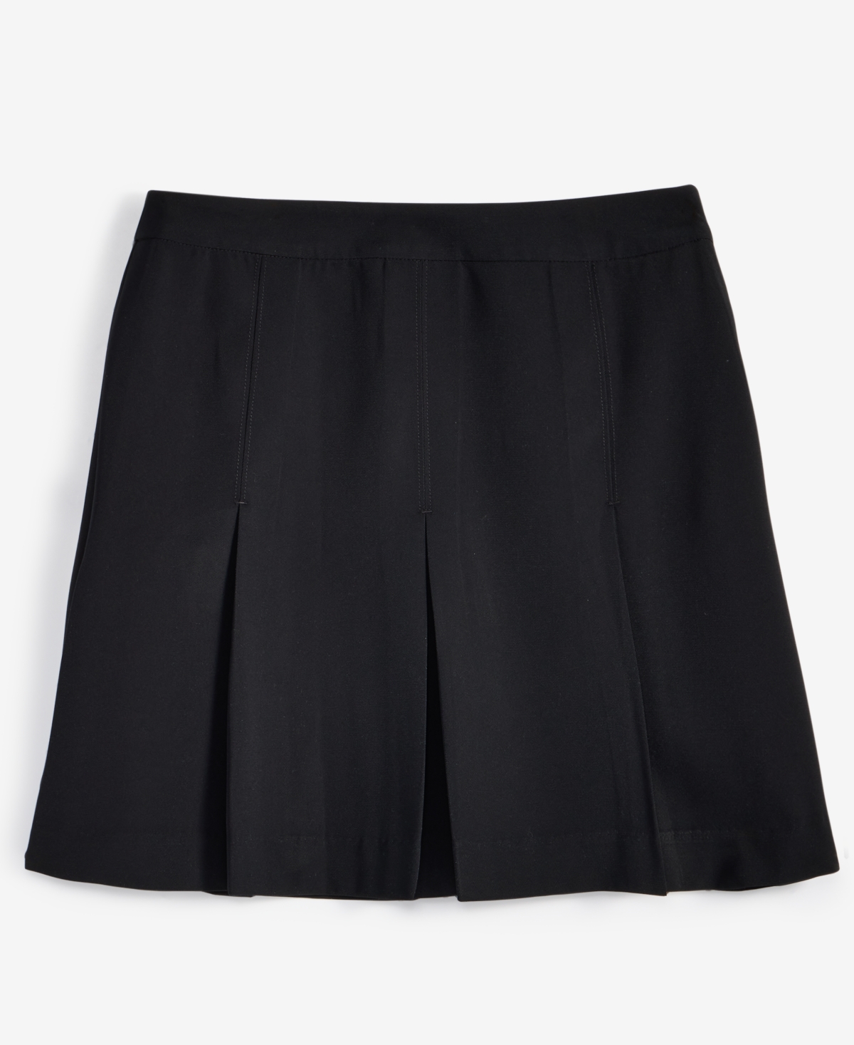 On 34th Women's Solid Box Pleated Mini Skirt, Exclusively At Macy's In Deep Black