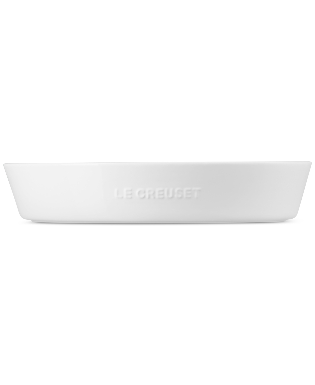 Le Creuset Stoneware Oval 13" Chip And Dip Platter In White