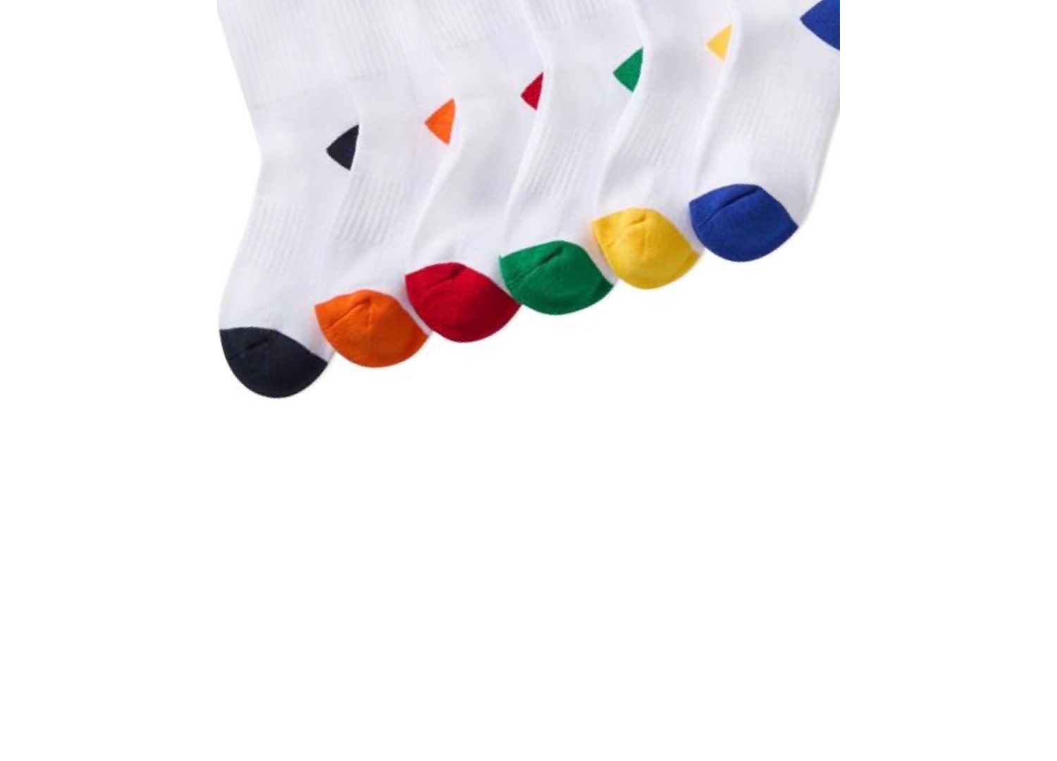 Little & Big Boys Performance Polo Logo Cushioned Crew Socks, 6-Pack