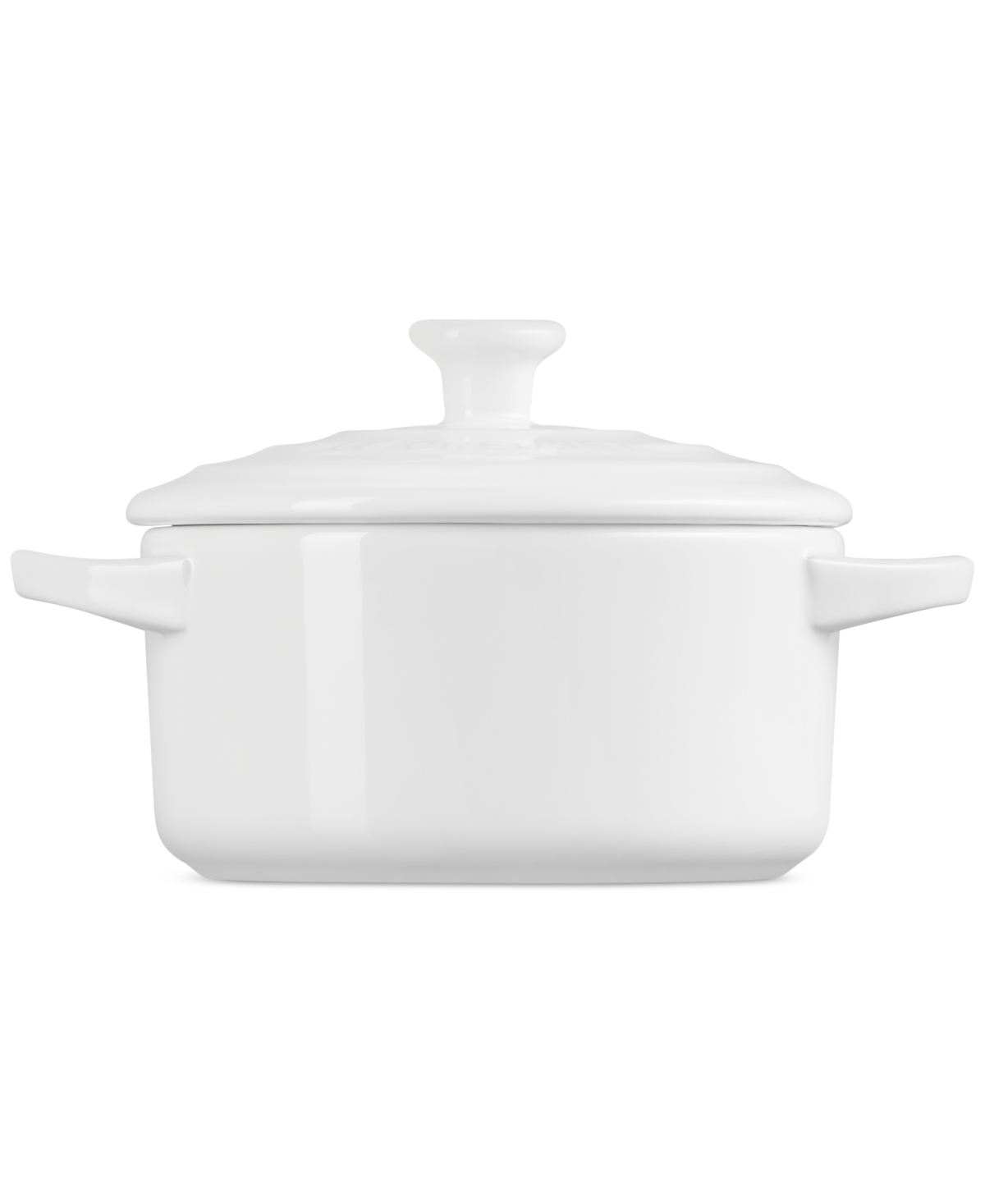 Le Creuset 24-ounce Mini Stoneware Cocotte In White