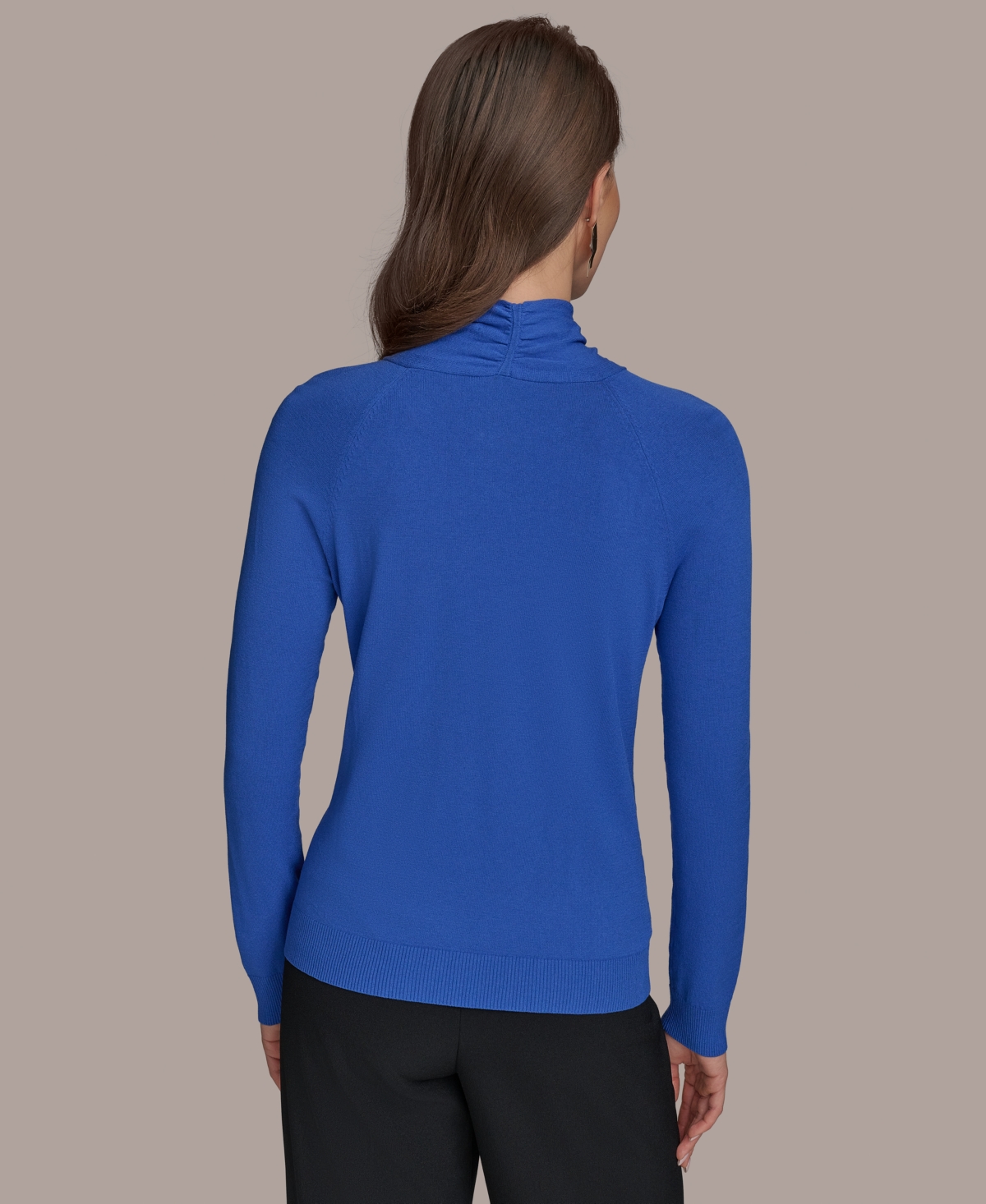 Shop Donna Karan Women's Cutout Long-sleeve Sweater In Marbella