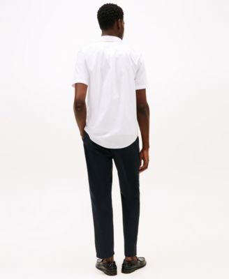 Men's Short Sleeve Flex Poplin Regular Fit Shirt