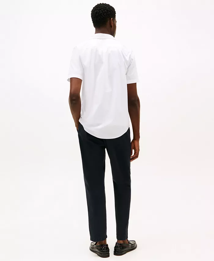 Men's Short Sleeve Flex Poplin Regular Fit Shirt - thumbnail 2