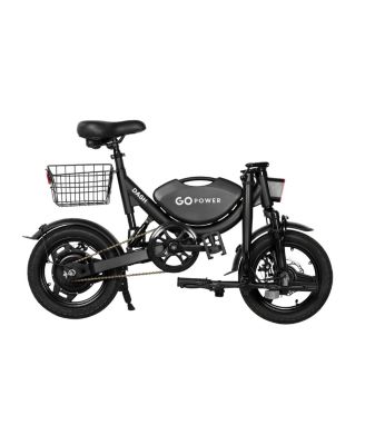 GoDash Electric Bike | Compact Folding Adult Mini E-Bike | Dual Disc Brakes | Dual Shock Suspension | Throttle and Pedal Assist | 400W Motor | 14” Tires | Up to 30 Mile Range
