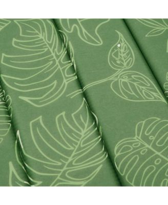 Sun Lounger Cushion Leaf Pattern Oxford Fabric