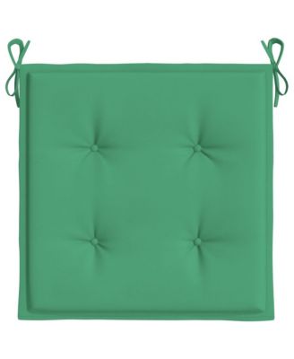 Garden Chair Cushions 6 pcs Green 15.7"x15.7"x1.2" Oxford Fabric