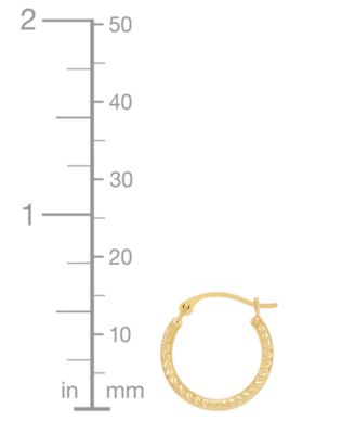Bonus Offer: Polished Ribbed Textured Extra Small Hoop Earrings with any $25 purchase! (Orig. $150 Value) Available in Bag with qualifying purchase.