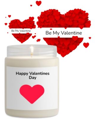 Valentine's Day Vanilla Scented Soy Wax Candle, 10 oz.