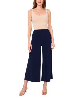 Women's Pull On Wide Leg Ankle Pants