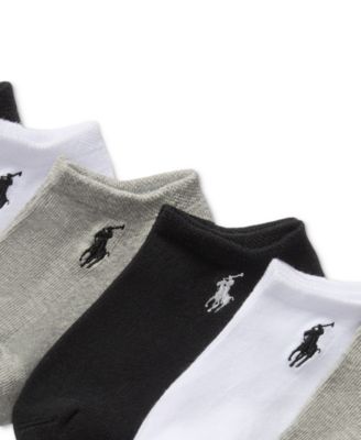 Little & Big Girls Performance Cushioned Solid Low-Cut Socks, 6-Pack