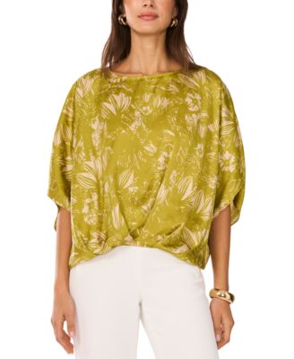 Vince Camuto - Women's Printed Raglan-Sleeve Blouse
