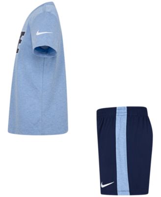 Boys' 4-7 Dri-FIT Short-Sleeve T-Shirt and Shorts, 2-Piece Set