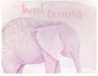 2 Pack Newborn Receiving Blanket Ginger Deer/Purple Berries