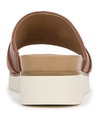 Women's Genevieve Square Open Toe Slide Platform Sandals