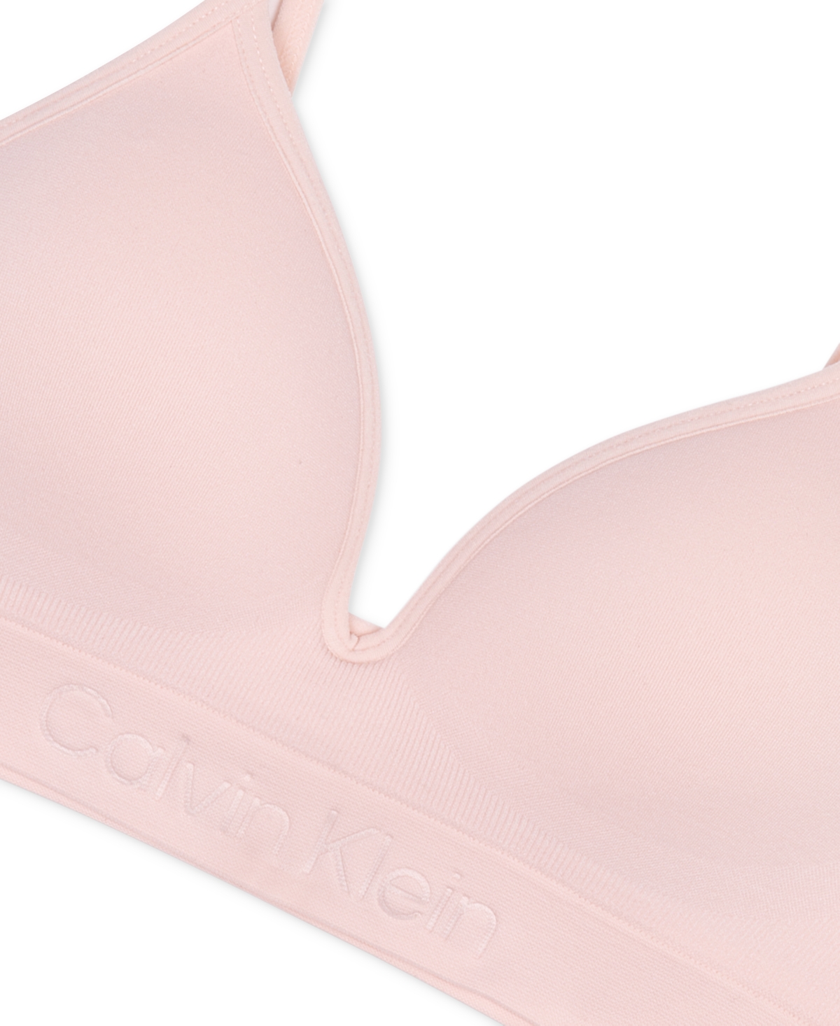 Calvin Klein Big Girls Seam-free Embossed Hybrid Bra In Crystal Pink
