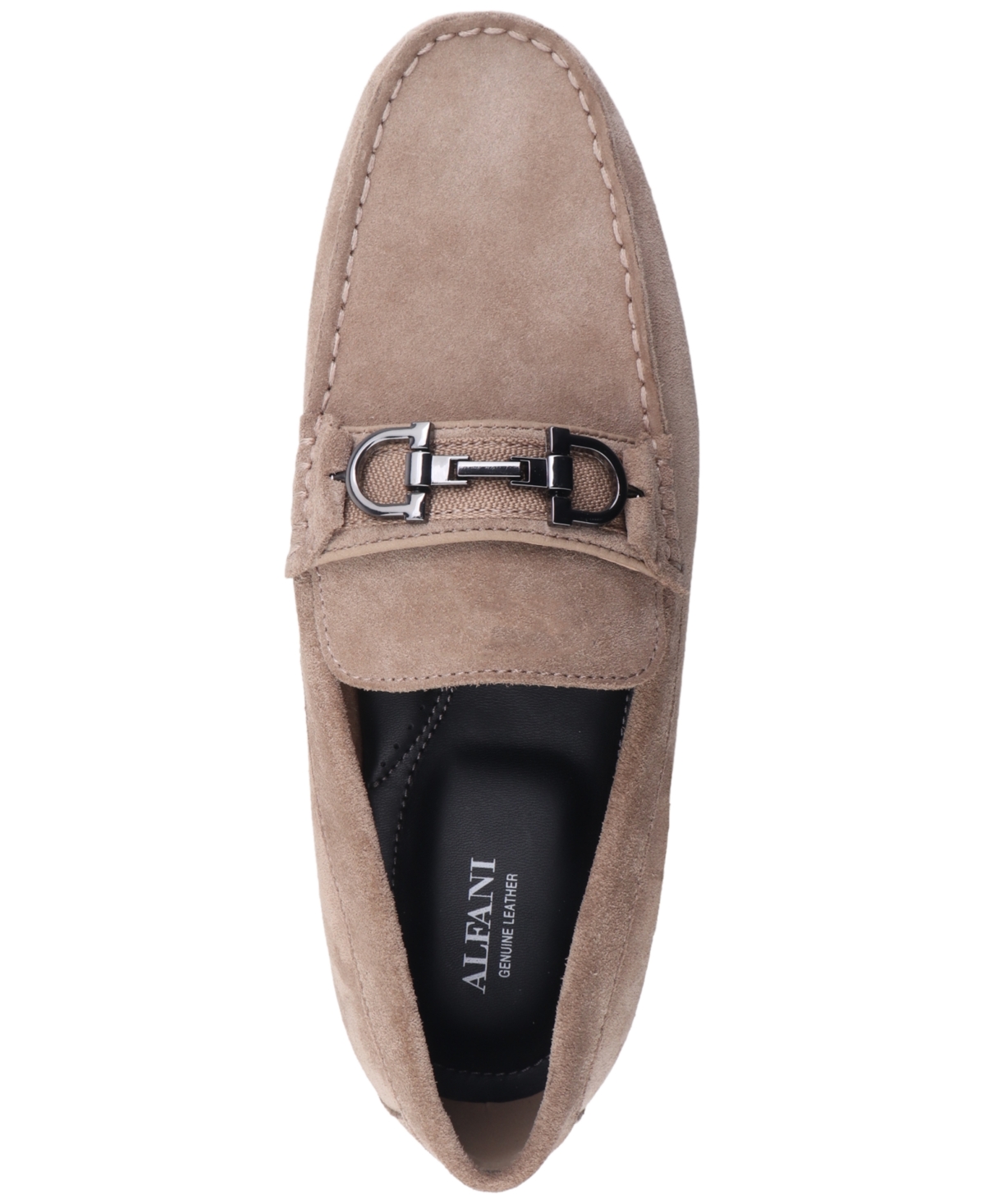 Alfani Men's Jason Suede Slip-on Bit Drivers, Exclusively At Macy's In Elegant Taupe Suede
