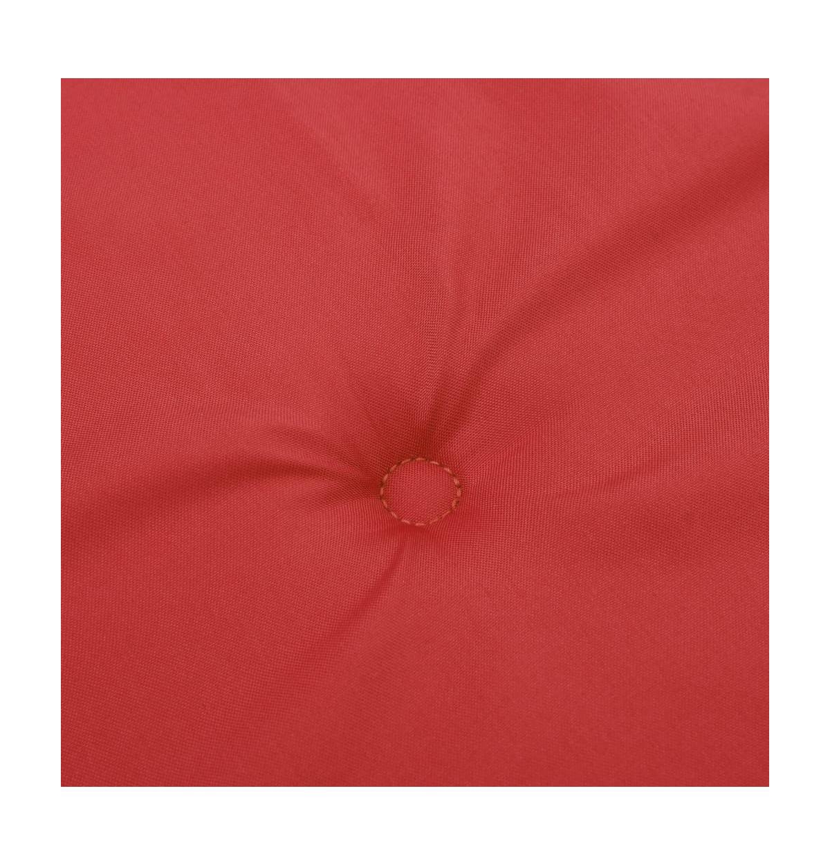 Garden Lowback Chair Cushions 2 pcs Red 39.4"x19.7"x1.2" Oxford Fabric