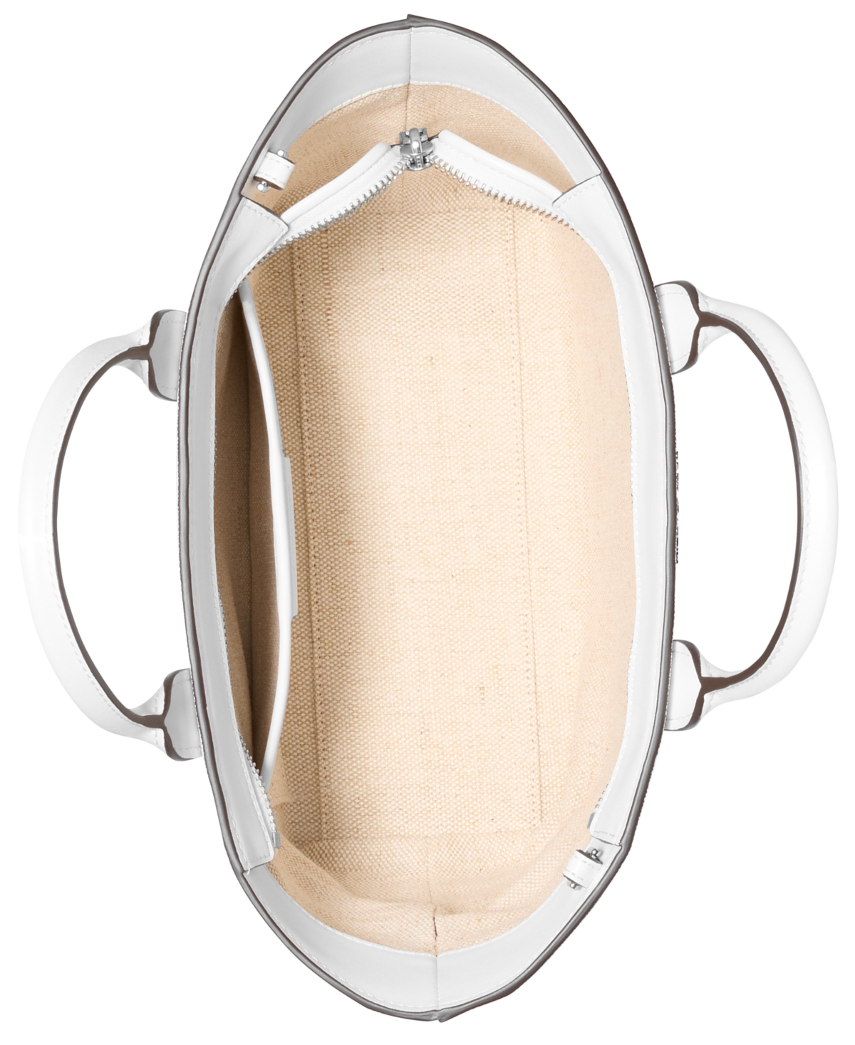 Michael Kors Small Moore Tote Bag In Optic White,allum