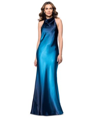 knee length dresses for ladies Jovani 43098 Fitted Sequin Long Formal Halter Prom Dress